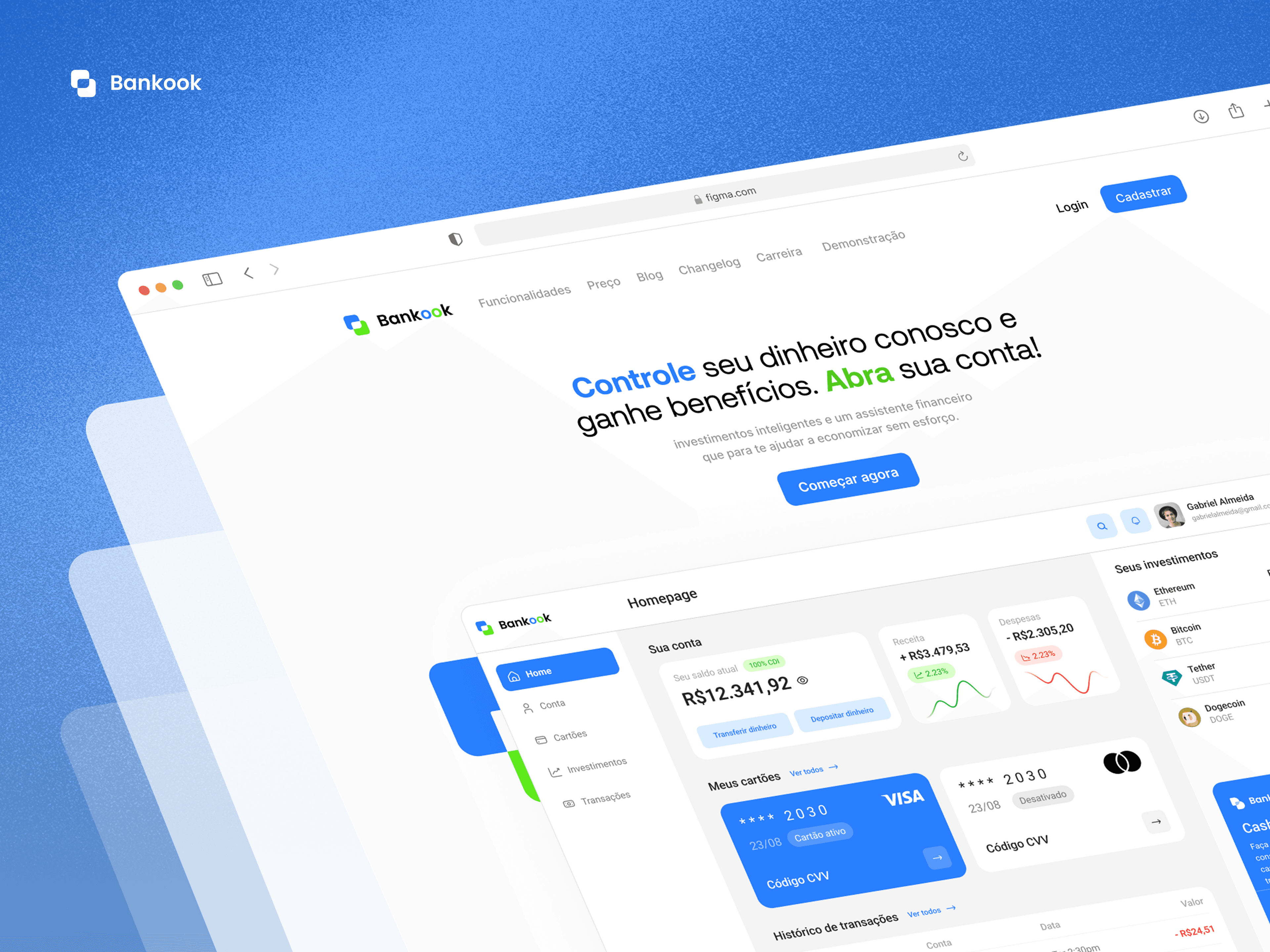 Bankook - Landing Page for Digital Bank